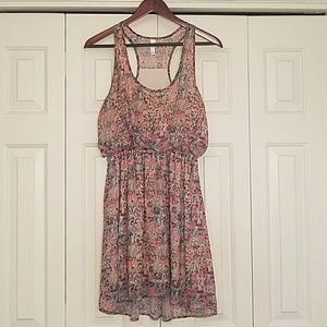 Racer Back Multi Colored Sun Dress